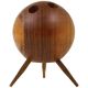 Tripod chandelier ball by Carl Aubock in walnut, Austria, 1950s.