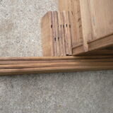 Library md in oak modular shelf