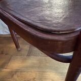 Two Thonet 967f F leather bistro chairs