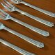 Christofle aria 5 cake forks, dessert very good condition