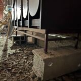 Vestiaire / penderie en métal - théâtre de la ville