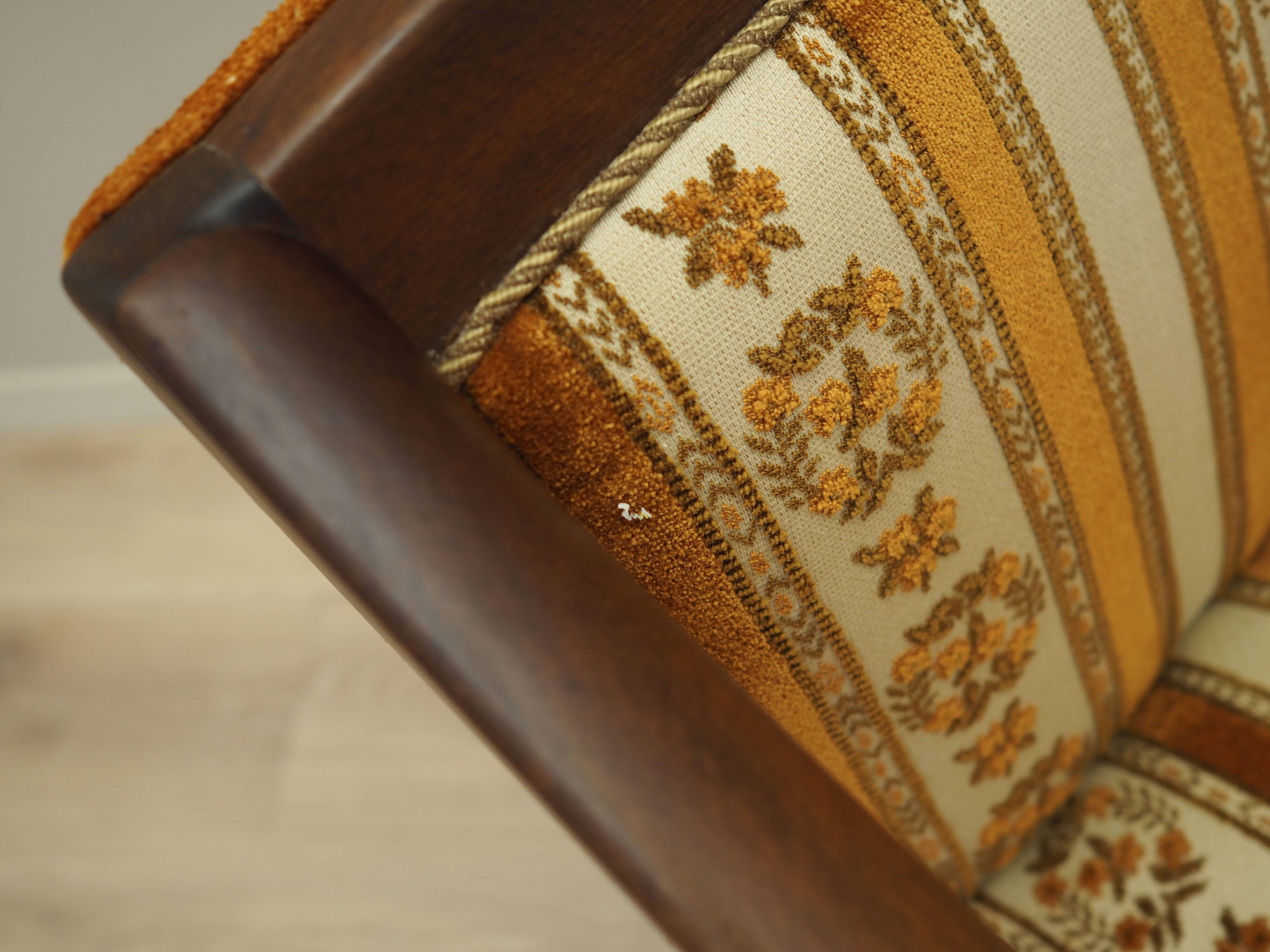 Mahogany armchair, Danish design, 1970s, production: Denmark