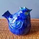 Vase Birds in Glazed Ceramic