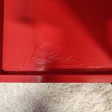 Red Boby storage trolley by Joe Colombo for Bieffeplast