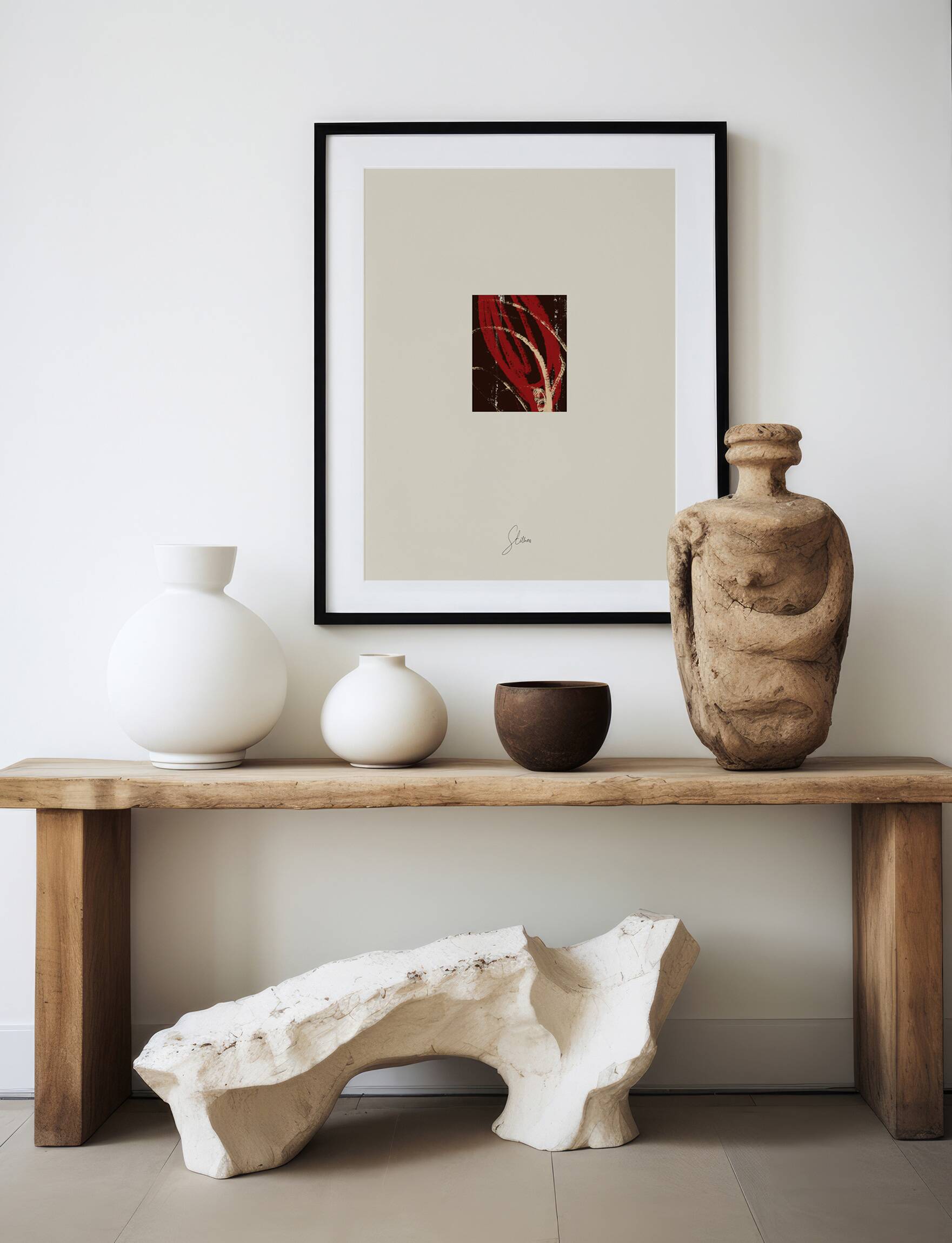 Abstract modern giclee print, 50x70cm