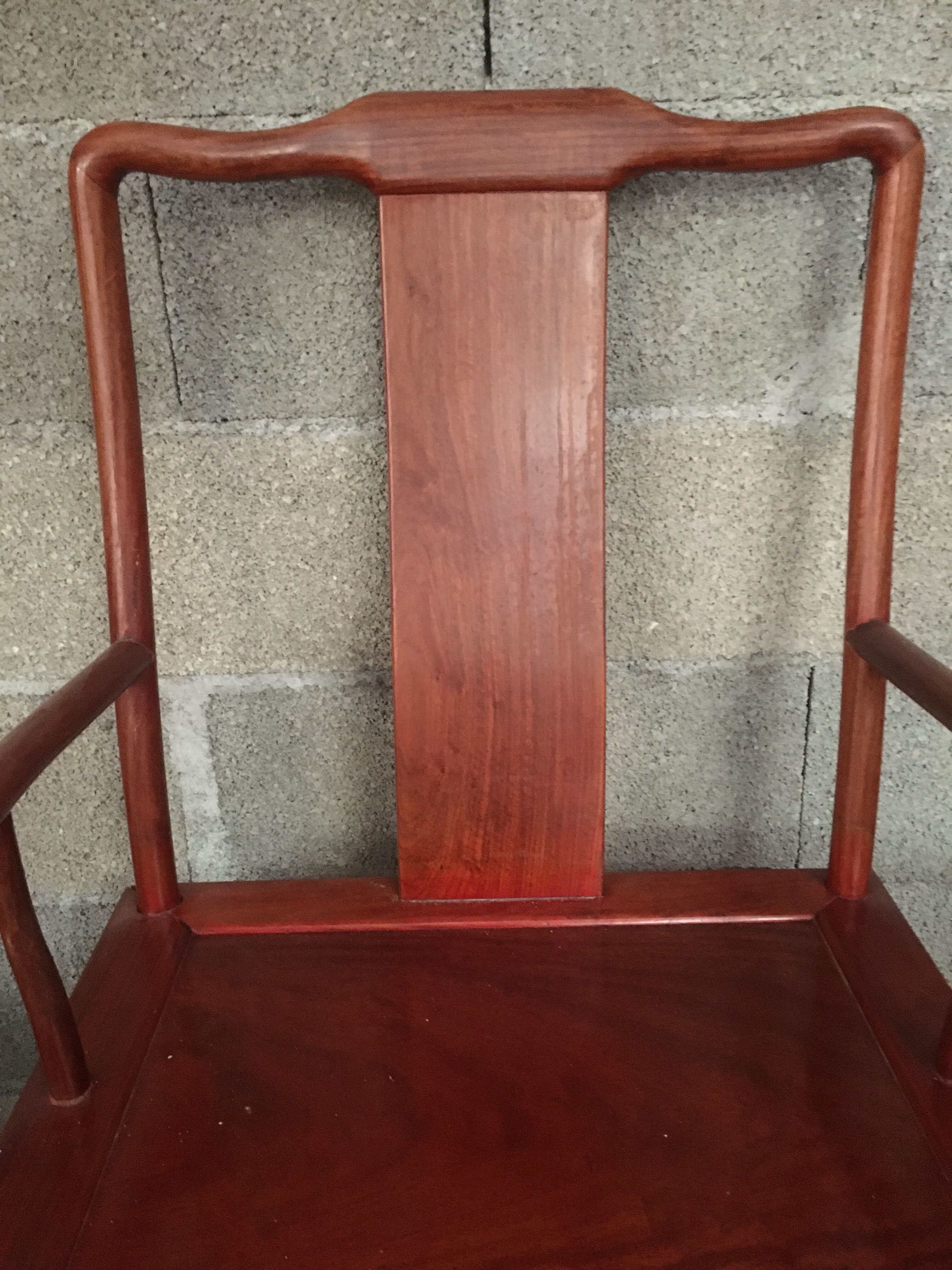 Chinese colonial armchair