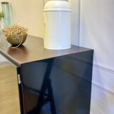 Vintage enfilade design 60s/70s – wood and black lacquer