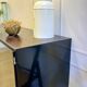 Enfilade vintage design années 60 / 70 – bois et laque noire