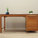 Ash desk, Danish design, 1970s, manufacture: SKM