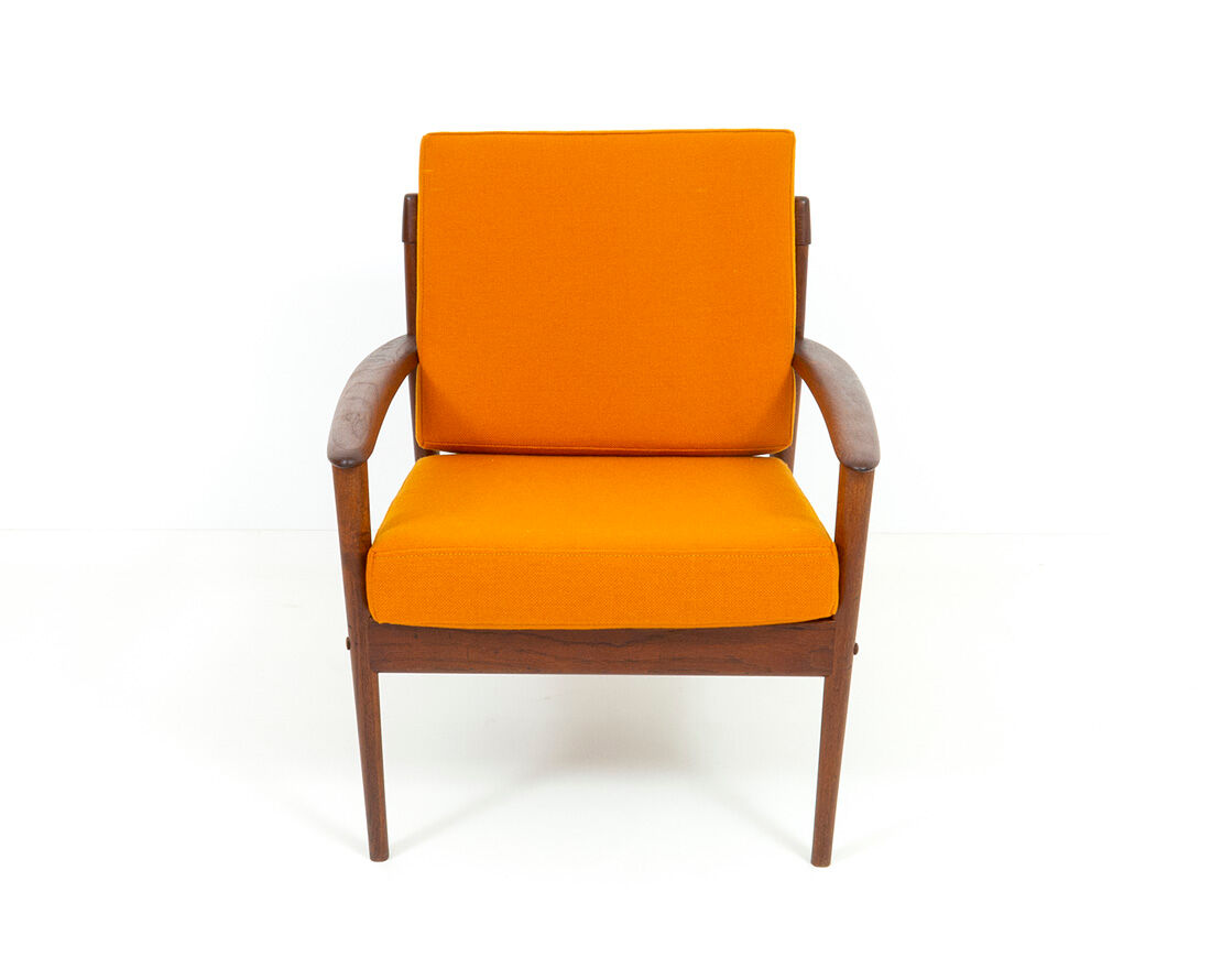 Teak armchair by Grete Jalk for Poul Jeppesen