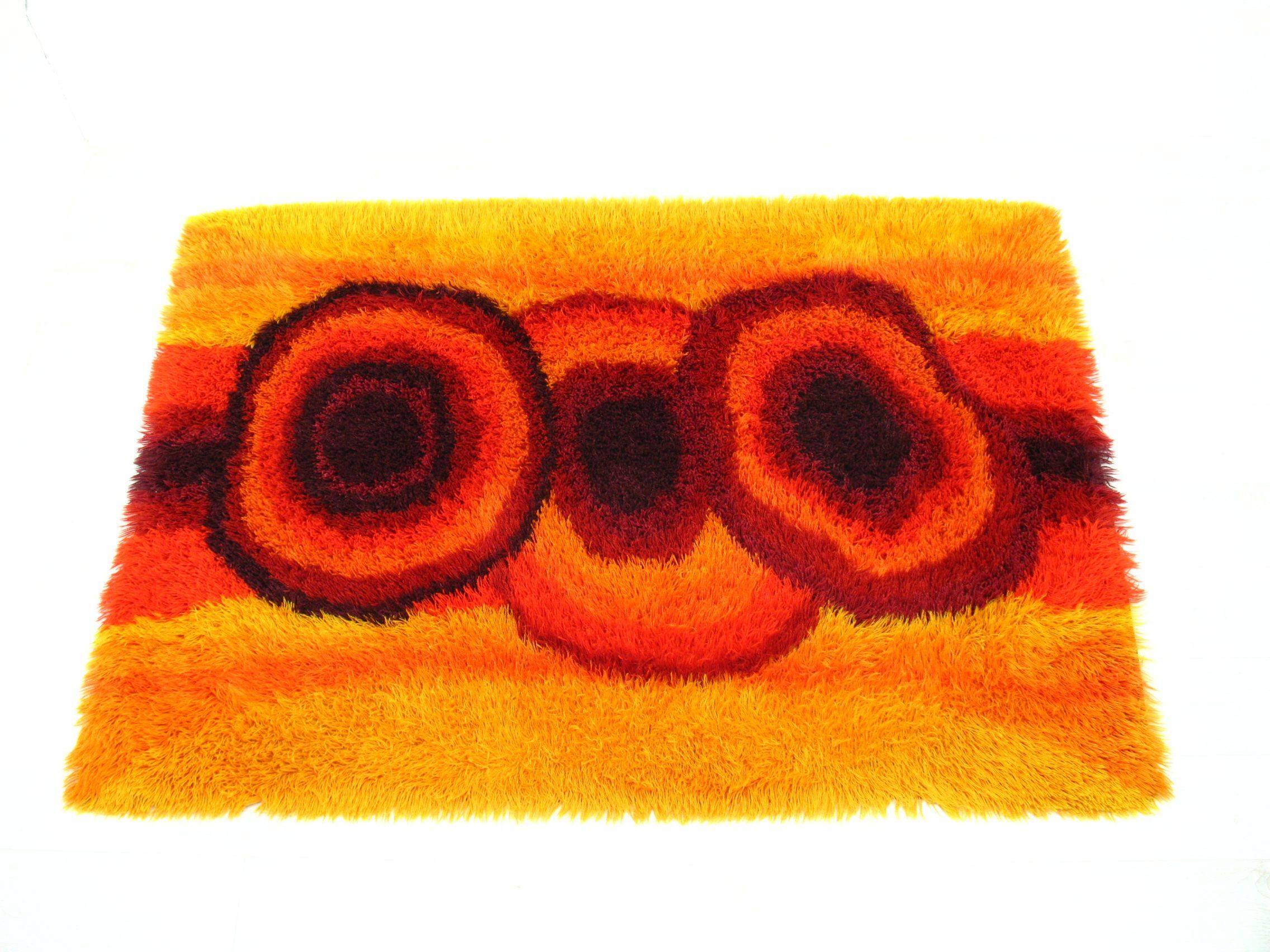Scandinavian Carpet, 1970s 200x138cm