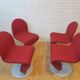 Dining chairs series 1-2-3 by Verner Panton