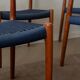 Danish Modern Teak Dining Chairs Model 77 Niels Otto Møller 1960s, Set of 6