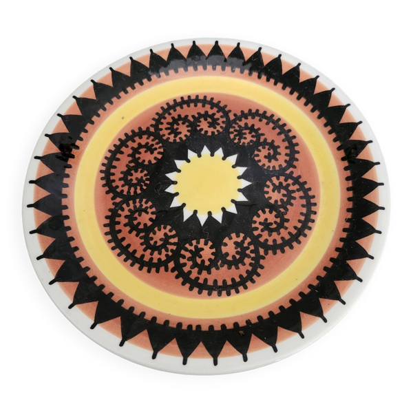 Assiette plate C. Bernard : Quimper