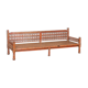 Banquette indienne en bois polychrome