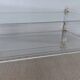 Table XL Laiton massif et Plexiglas-Style Jansen 1970