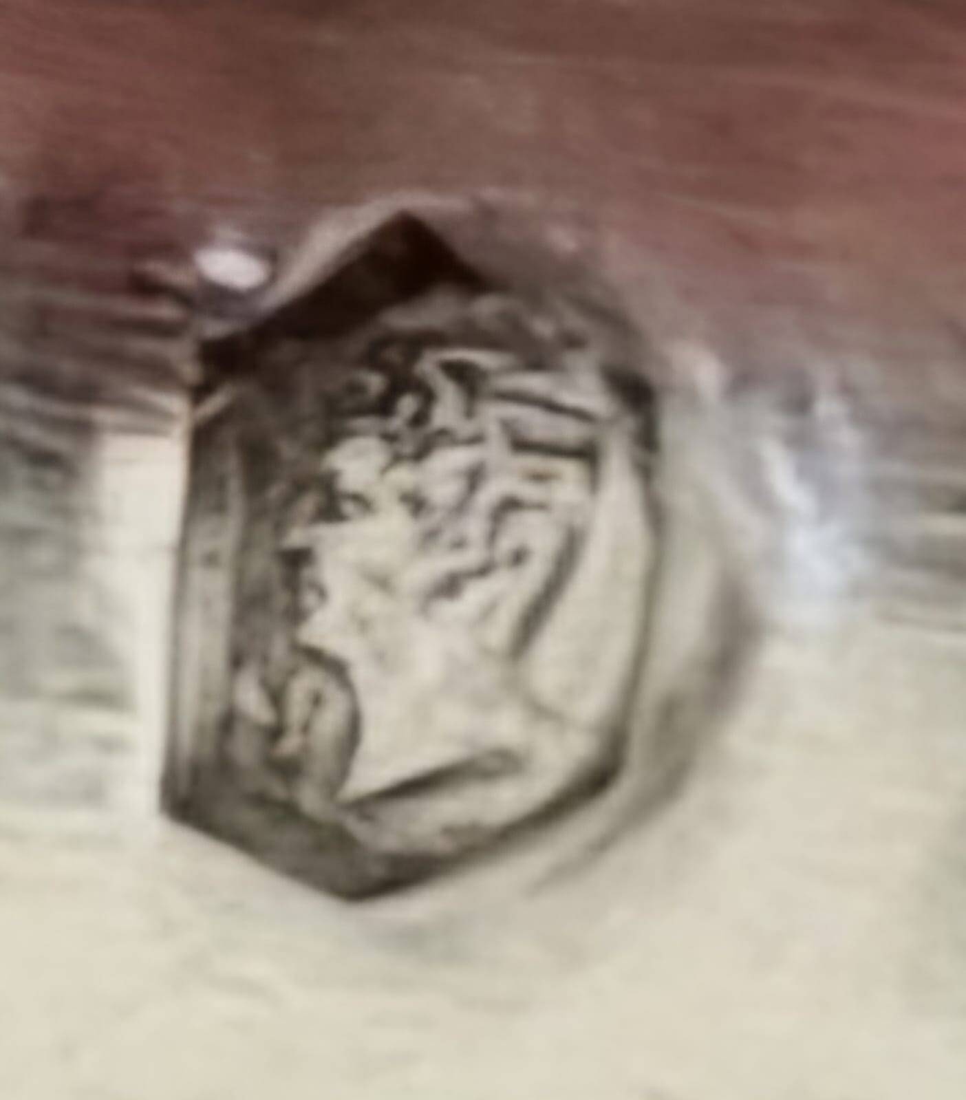 silver candelabrum chandelier with 4 candles