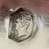 silver candelabrum chandelier with 4 candles