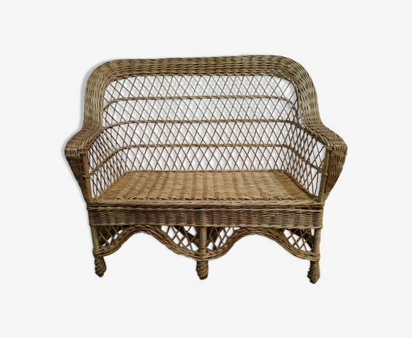 Banquette en rotin