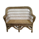 Rattan bench