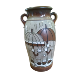 West germany umbrella holder in ceramics 70s