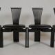 Set of 4 dining chairs "Totem" by Torstein Nilsen