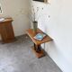 Dudouyt Courtray oak art deco console table