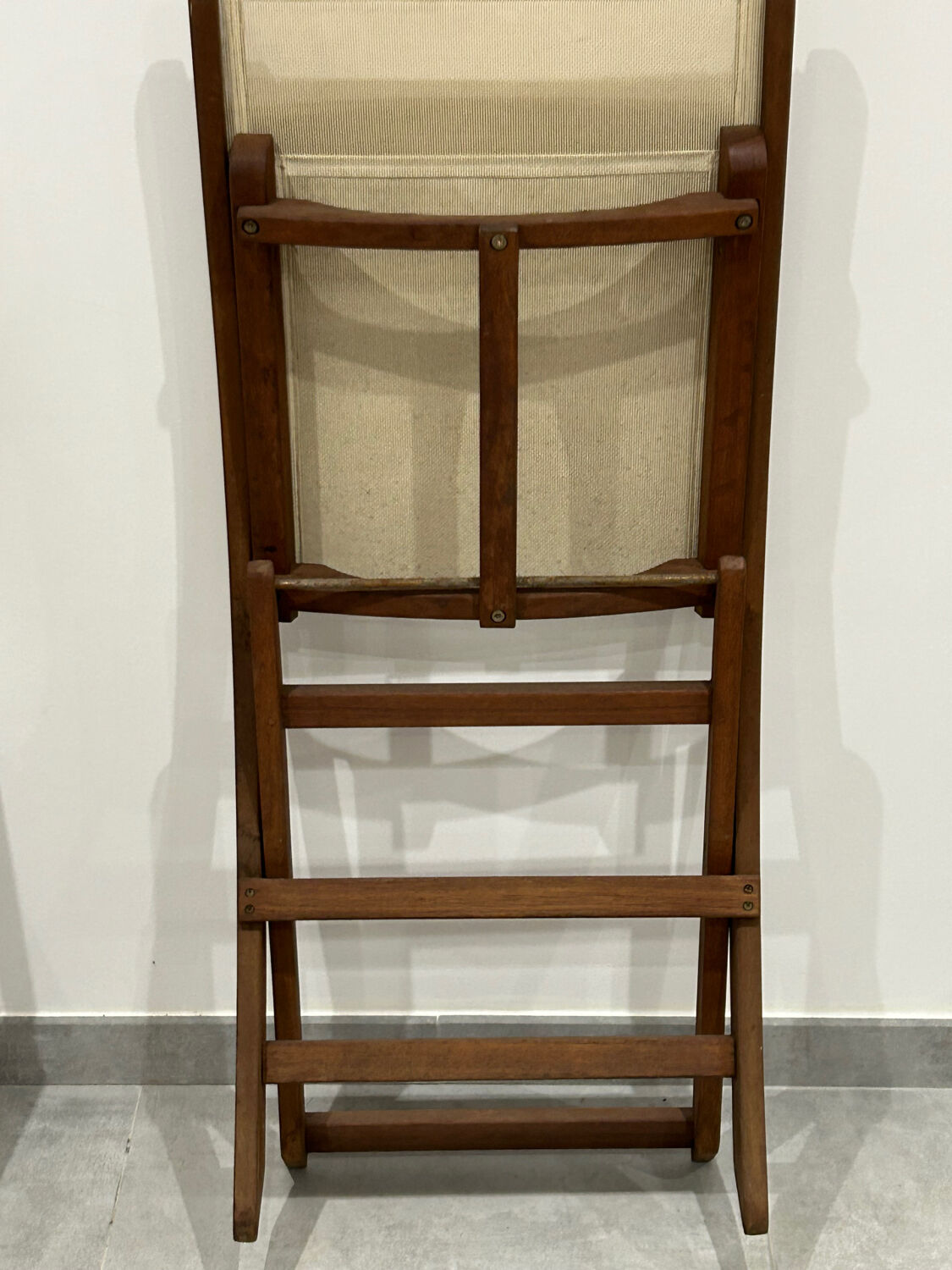 Set of 4 folding garden chairs