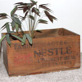 Nestlé wooden crate