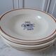 Lot de 6 assiettes creuses Digoin Gien années 30