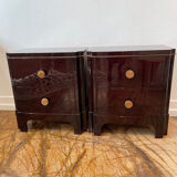 Paire de tables de nuit