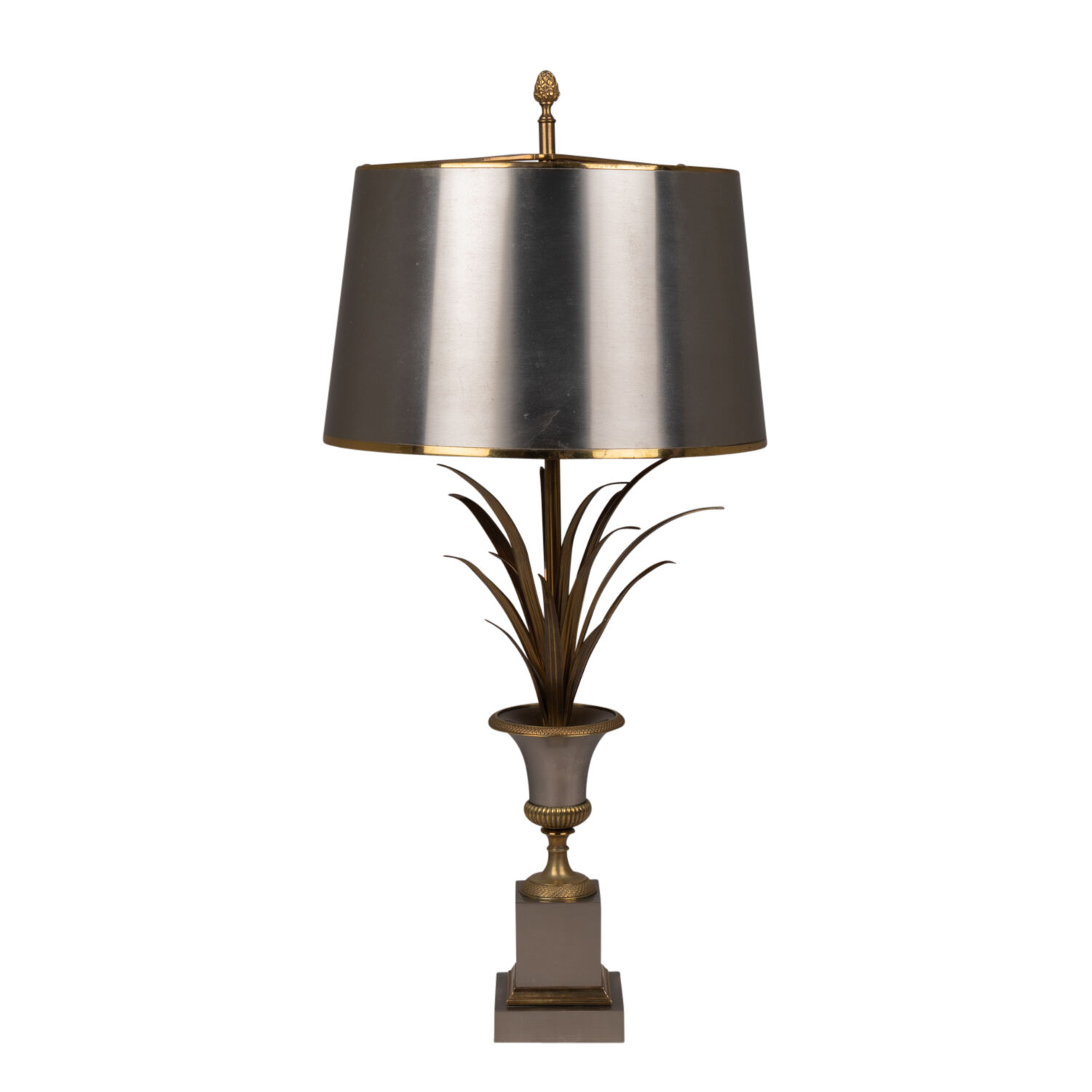 Bronze "reed" lamp, 1970s