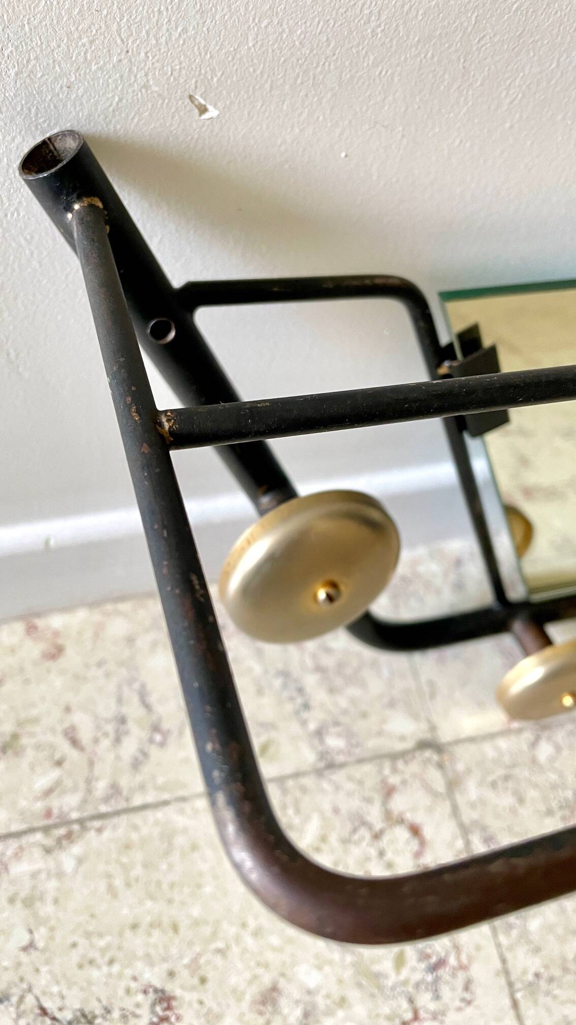 Vintage Steel Coat Rack from the 60s