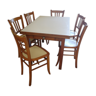 Extendable dining room year 50