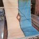 Beni Ouarain Berber rug: Azure brilliance 250*150 cm
