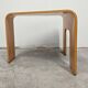Postmodern side table made of beech plywood by Ekornes Stressless from the 1980s.