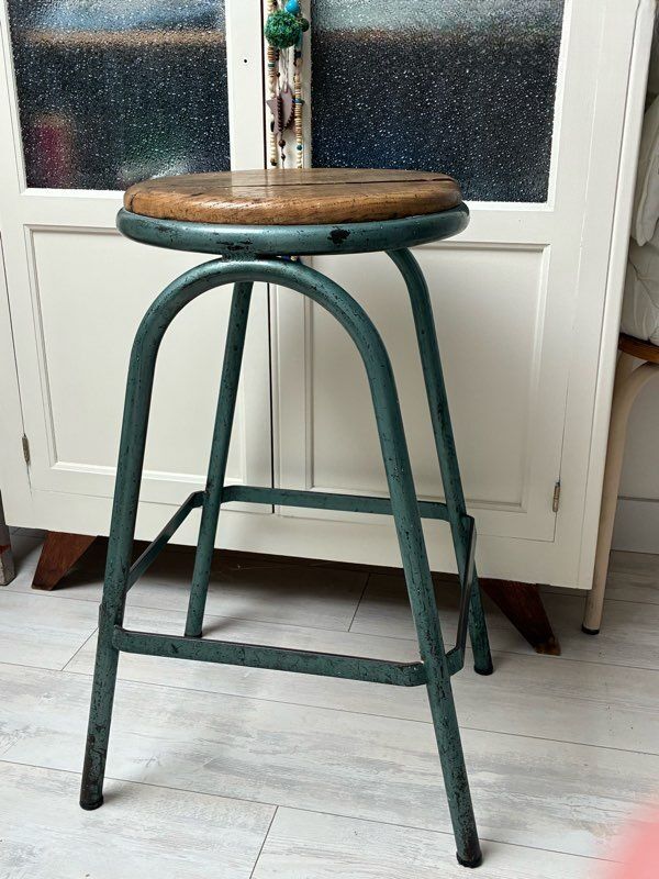 Antique bar stool