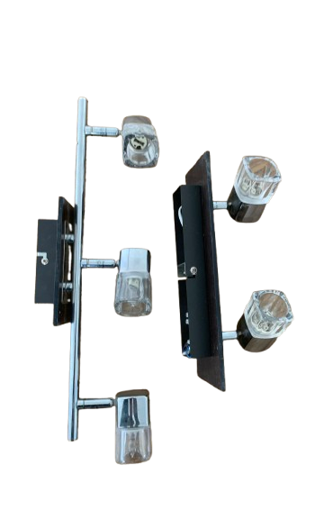 Spotlight island fixture set – wall light with 2 spots + bar with 3 spots