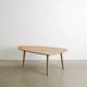 Danish Mid Century Free Form Shaped Oak Table, 1960s