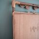 Antique rattan mirror