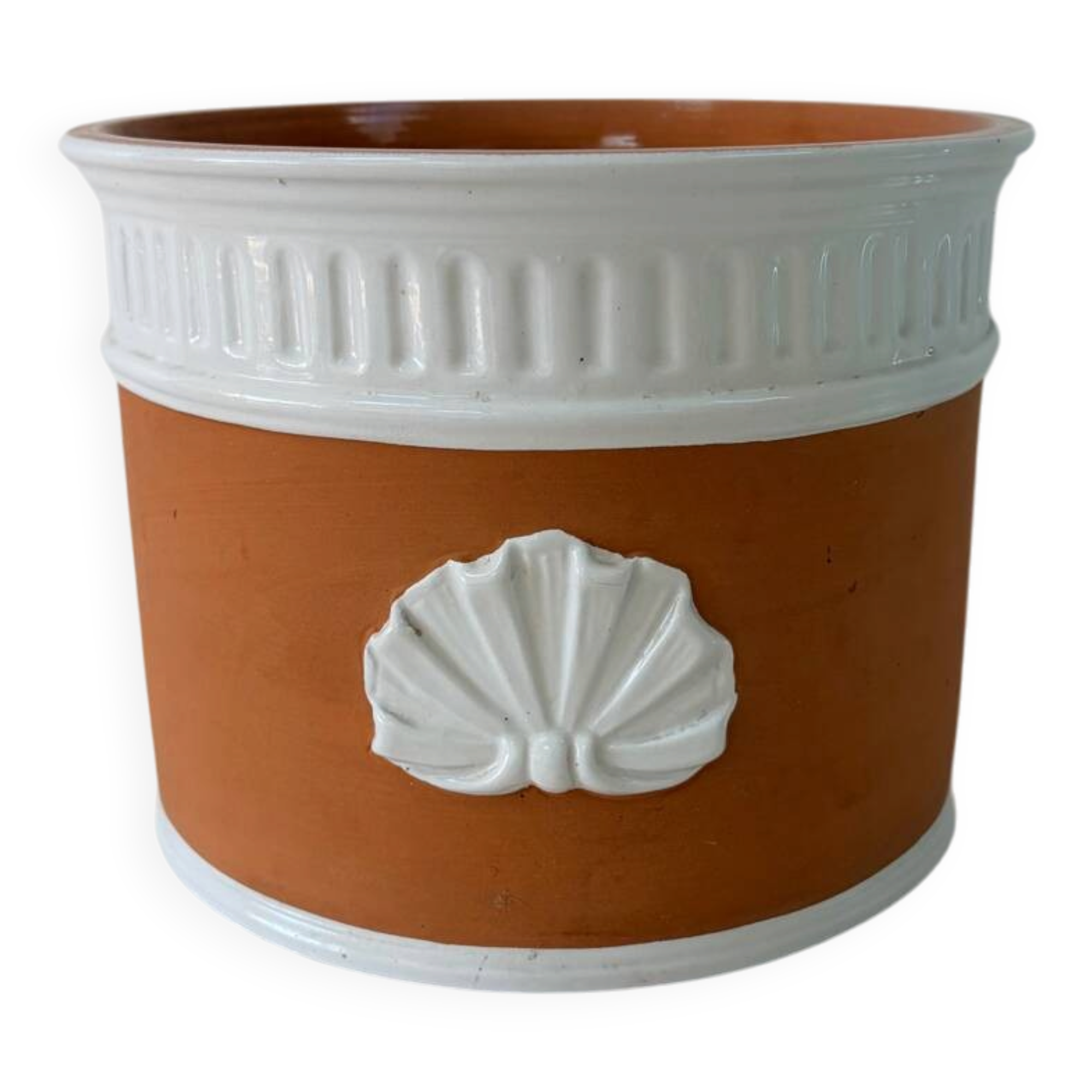 Terracotta cache-pot and slip - Maison Chaumette Paris