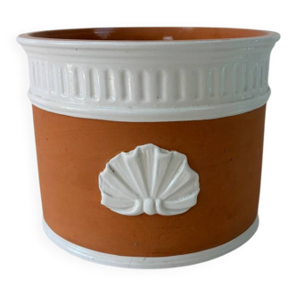 Terracotta cache-pot and slip - Maison Chaumette Paris
