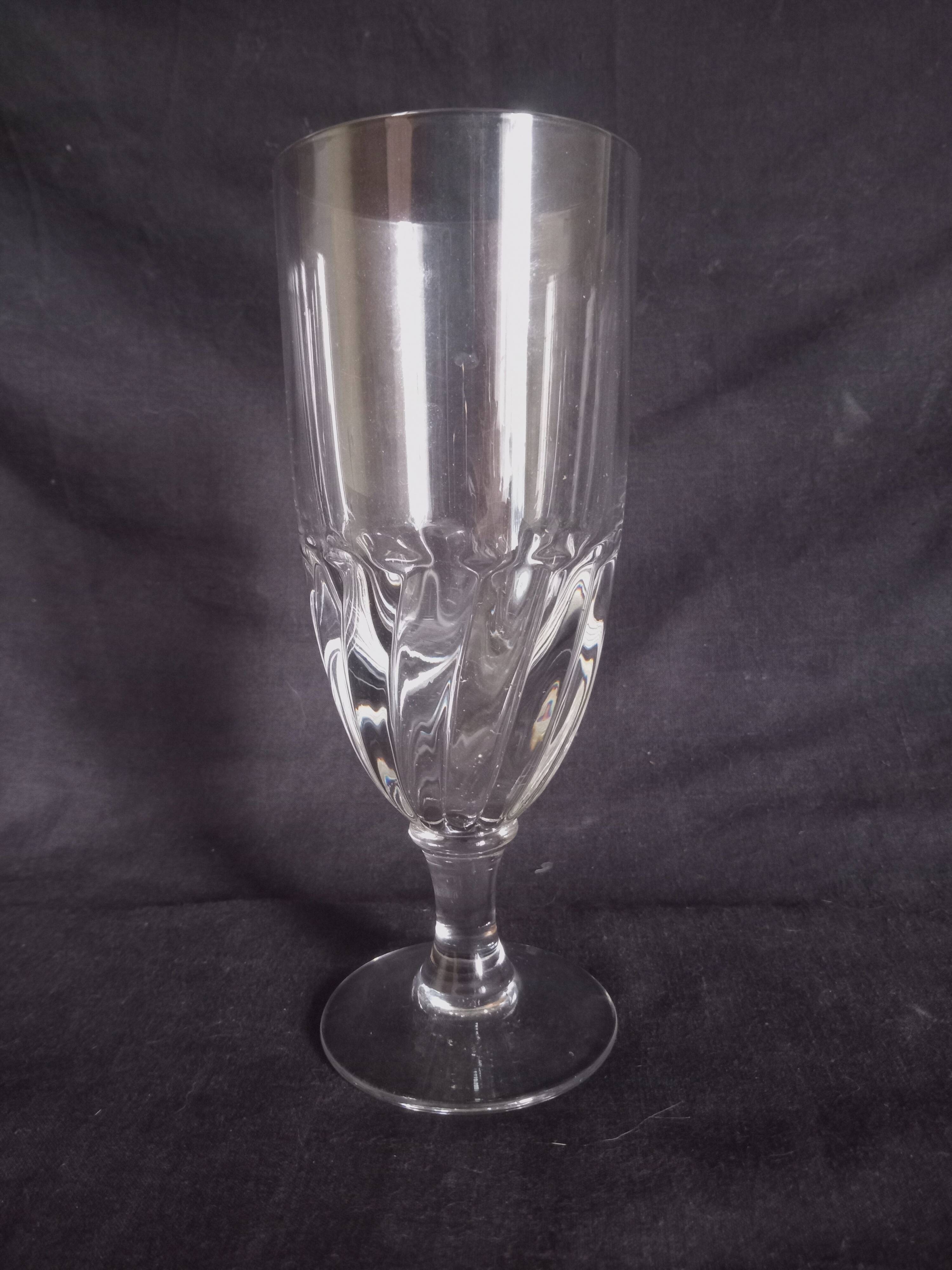 Set of 6 large absinthe glasses, h - 18 cm.