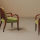 Paire de fauteuils Art Déco en acajou, vers 1930