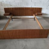 Lit scandinave en teck vintage
