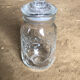 Set of three glass jars