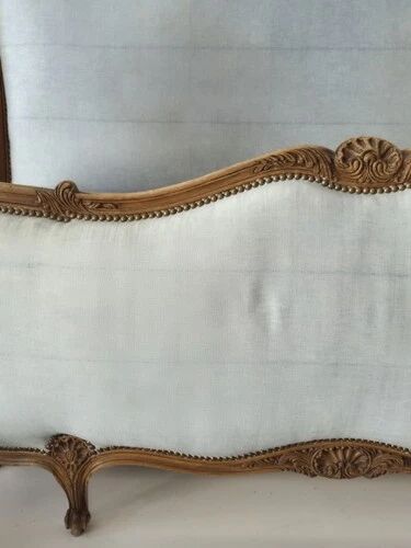 Antique French Louis XV Bed Demi Corbeille Double