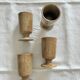 Set of 4 stoneware mugs
