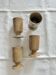Set of 4 stoneware mugs