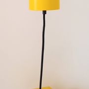 Vintage Bakelite origami-shaped yellow pendant light